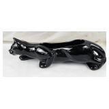 Mid Century 14.5' Long Black Cat Planter