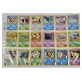 (18) 2000 Pokï¿½mon Non Holo Cards