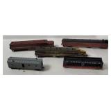 3 H O Scale Locos & 2 Boxcars