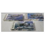 3 Fujimi Type Zero Seaplane Model Kits 1/72
