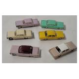 6 Mini Ford Comet Small Plastic Cars
