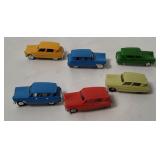 6 Eko Small Plastic Cars