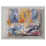 5 Sealed Yujin Mini Model Planes 1/300
