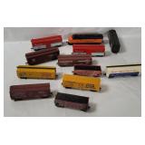 1 H O Scale Loco & 11 Boxcars