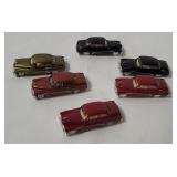 5 Praline Buick Small Plastic Cars