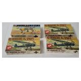 4 Airfix Model Kits 1/72 - Junkers, Henschel