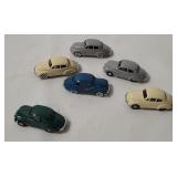 6 Wiking Dkw Wagen Small Plastic Cars