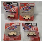 4 Mini Metals International Metro Vans