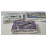 3 Hasegawa Heinkel He111 Model Kits 1/72