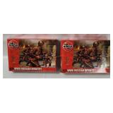 2 Airfix Ww2 Russian Infantry Figure Sets 1:72