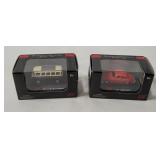 2 Malibu Intl. Mini Diecasts - V W Bus, Jaguar
