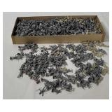 Small Grey Plastic Military Figures H O