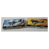 2 Fujimi Ju-87 Stuka Model Kits 1/72
