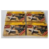 4 Testors V-1 & Oka Bombs Model Kits 1/48