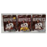 3 Hot Wheels Hershey's Diecasts