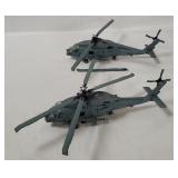 2 New Ray Navy Helicopter Diecasts