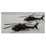 2 New Ray Kosovo Force Helicopter Diecasts