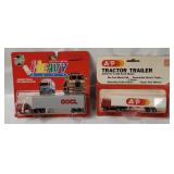 2 Diecast Semi Trucks - Road Tough, A&p