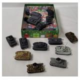 Assorted Plastic Military Tanks