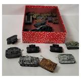 Assorted Plastic Military Tanks