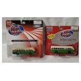 2 Mini Metals Gmc Transit Buses