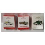 3 Hallmark Vehicle Keepsake Ornaments