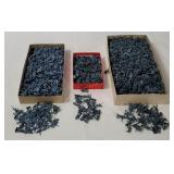 Small Blue Plastic Military Figures H O