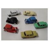 7 Small Plastic Cars - Eko, Mini
