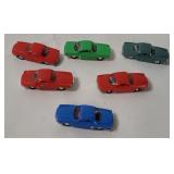 6 Eko Small Plastic Model Cars