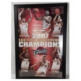 Framed 2007 Nba Cavaliers Poster