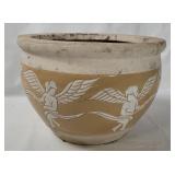 8' Cherubs Design Ceramic Planter