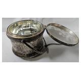 Vintage Mechanical Silver Plated Ice Bucket