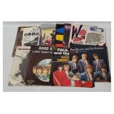 Vtg Rock & Pop 7' Singles W/ Pic Sleeves