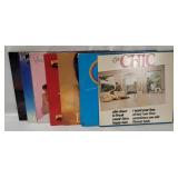 7 R&b Lp's - Chic, Four Tops, Commodores