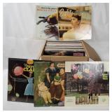 Box Of Vtg Records, Assorted Genres