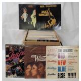 Box Of Vtg Records, Assorted Genres