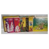 10 Vtg Disney Records W/ Pic Sleeves