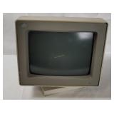 Vintage Ibm Type 8503001 Mono Chrome B&w Monitor