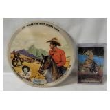 Vtg Vogue Country Pic Disc & Roy Rogers Postcard