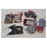 8 Vera Bradley I D Cases & Coin Purses