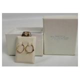 10k Gold Hoop Earrings .4g