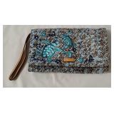 New Vera Bradley Sea Turtles Clutch Bag