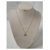 10k Gold Chain & 14k Elephant Pendant 1.8g