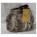 New Patricia Nash Faux Fur Purse