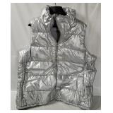 Old Navy Metallic Puffer Vest W/ Tag Size 2 X L