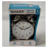 Sharp Twin Bell Alarm Clock