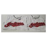 2 Mlb Indians Allen Jerseys W/ Tags Size X L