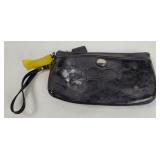 New Coach Black Wristlet Purse