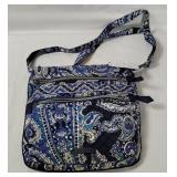 New Vera Bradley Deep Night Paisley Purse