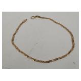 10k Gold 7' Bracelet 1.2g
